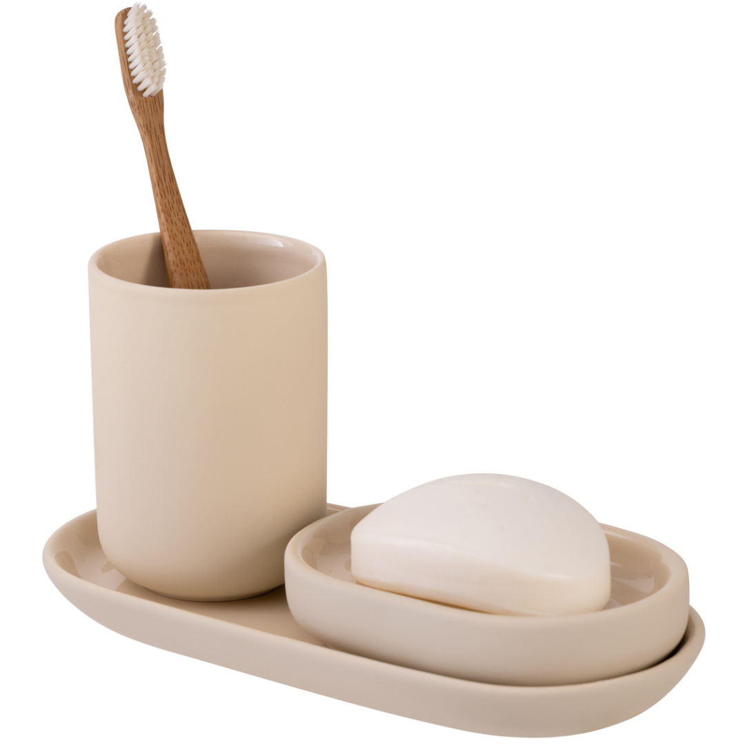 Callan Tray Ceramic Almond