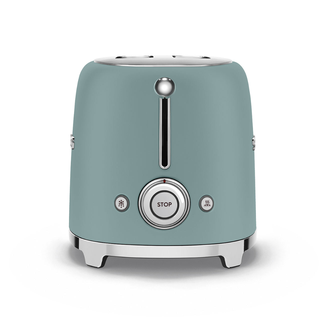 50's Retro Style Aesthetic 2 Slice Toaster Jade