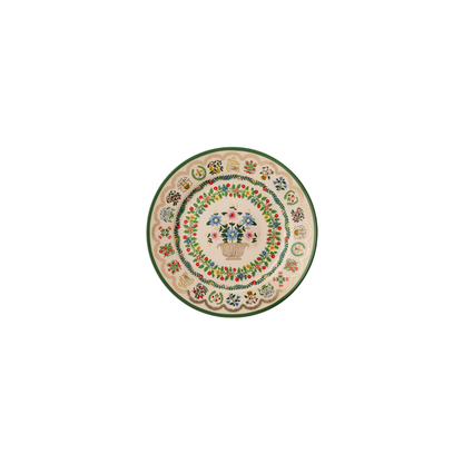 Rosette Porcelain Dessert Plate Set