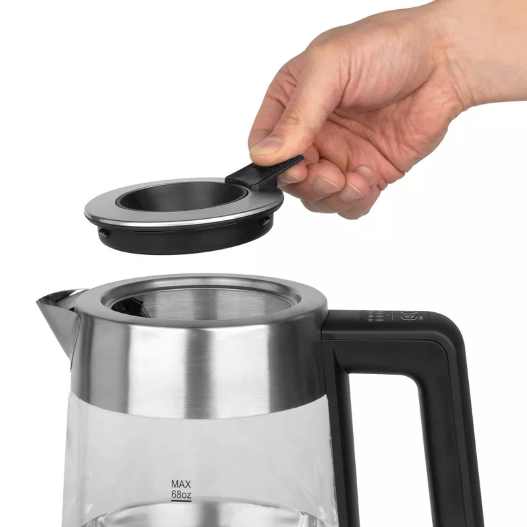 H2O Glass Select Electric Water Kettle