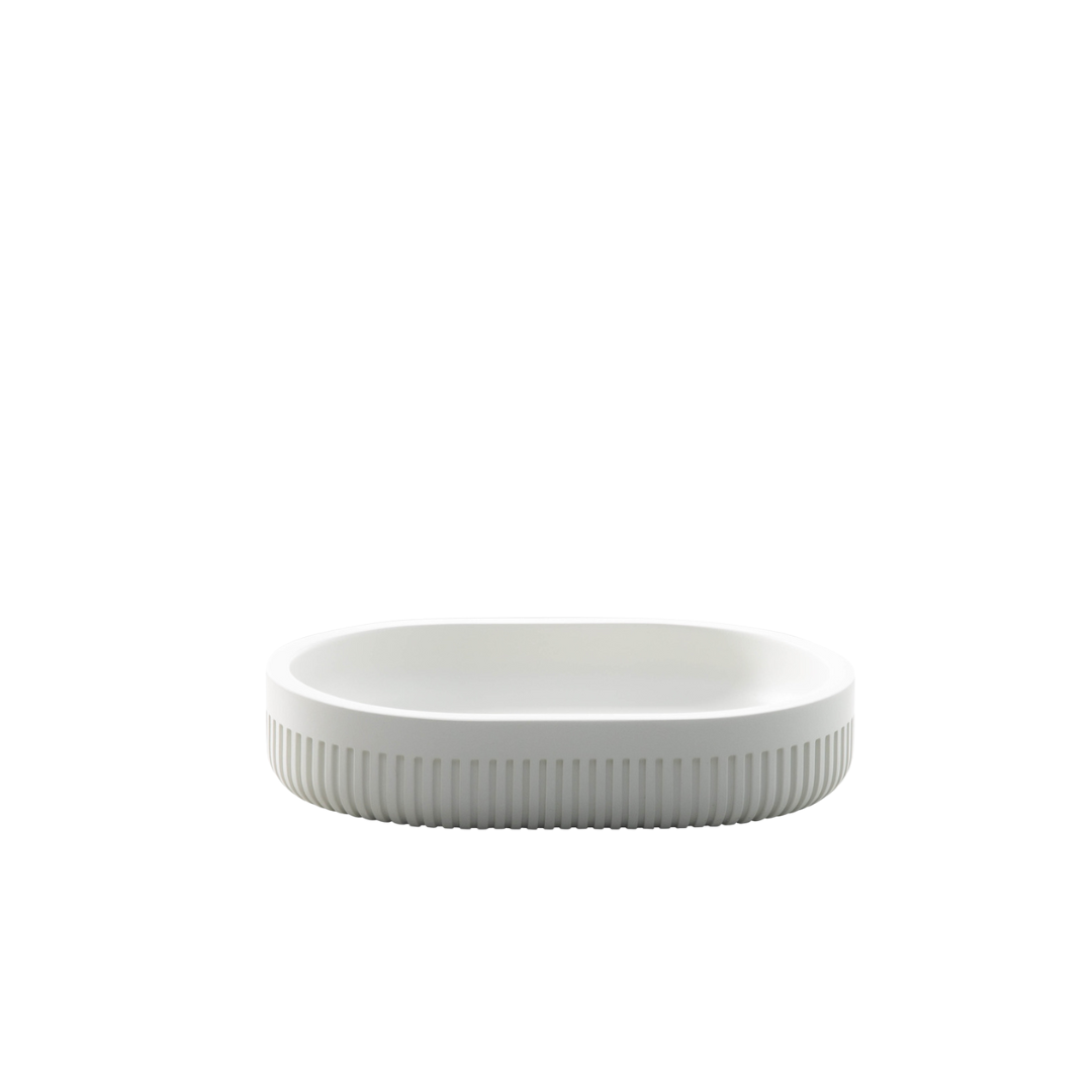 Corbett Soap Dish Resin White