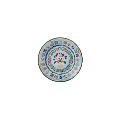 Rosette Porcelain Dessert Plate Set