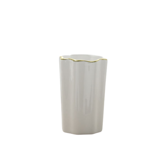 Pavona Tumbler Porcelain White/Gold