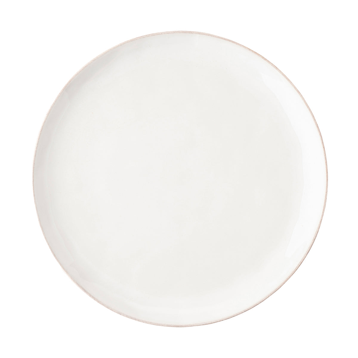 Puro Coupe Dinner Plate - Whitewash
