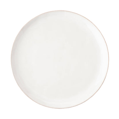 Puro Coupe Dinner Plate - Whitewash