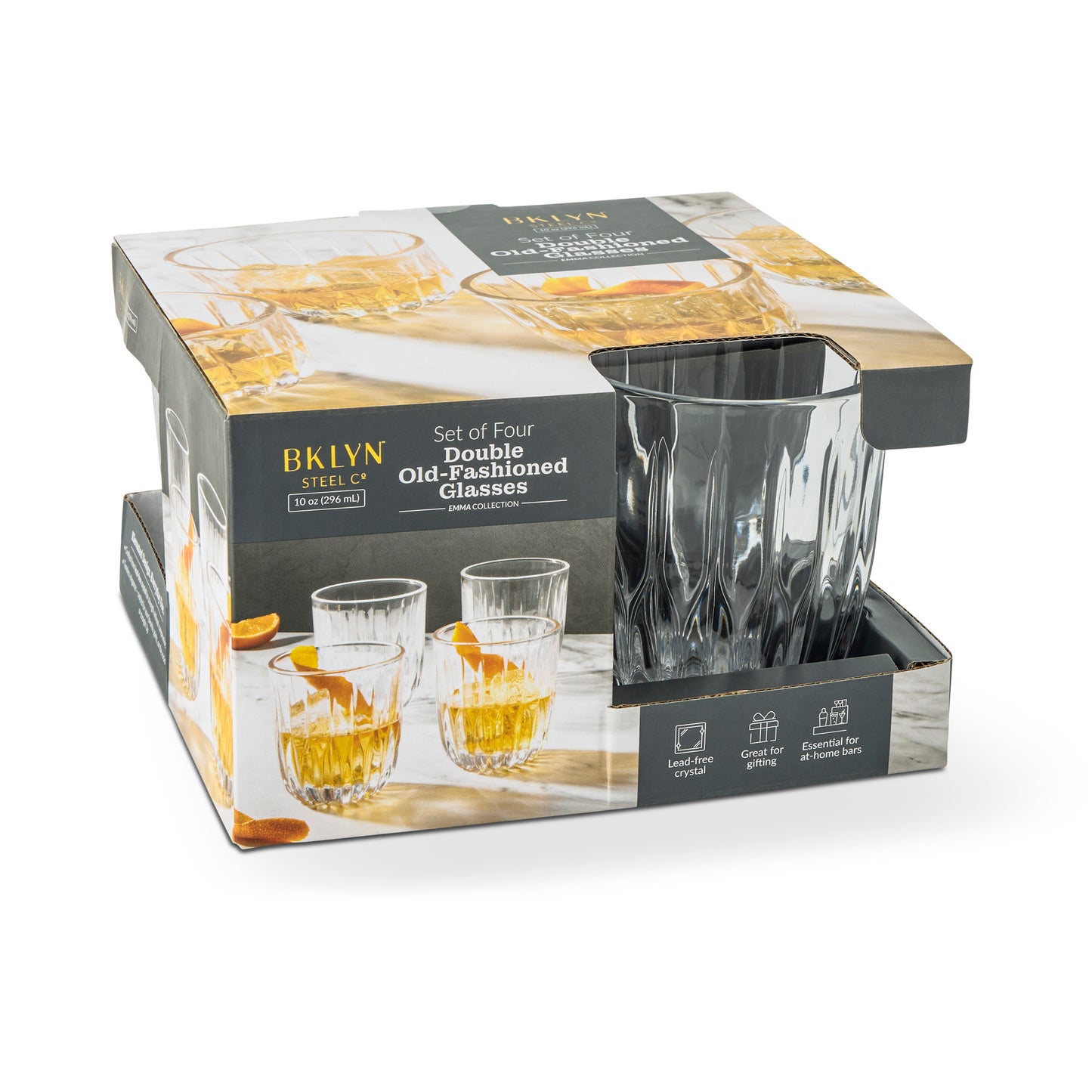 4Pk 10oz Emma Dof Clear