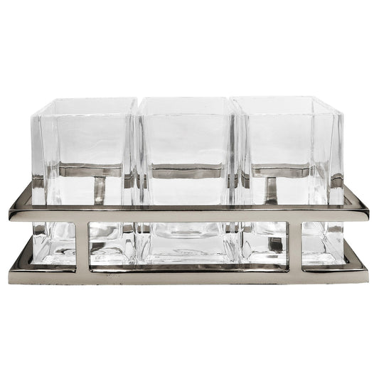 Aspen Silver Flatware Caddy