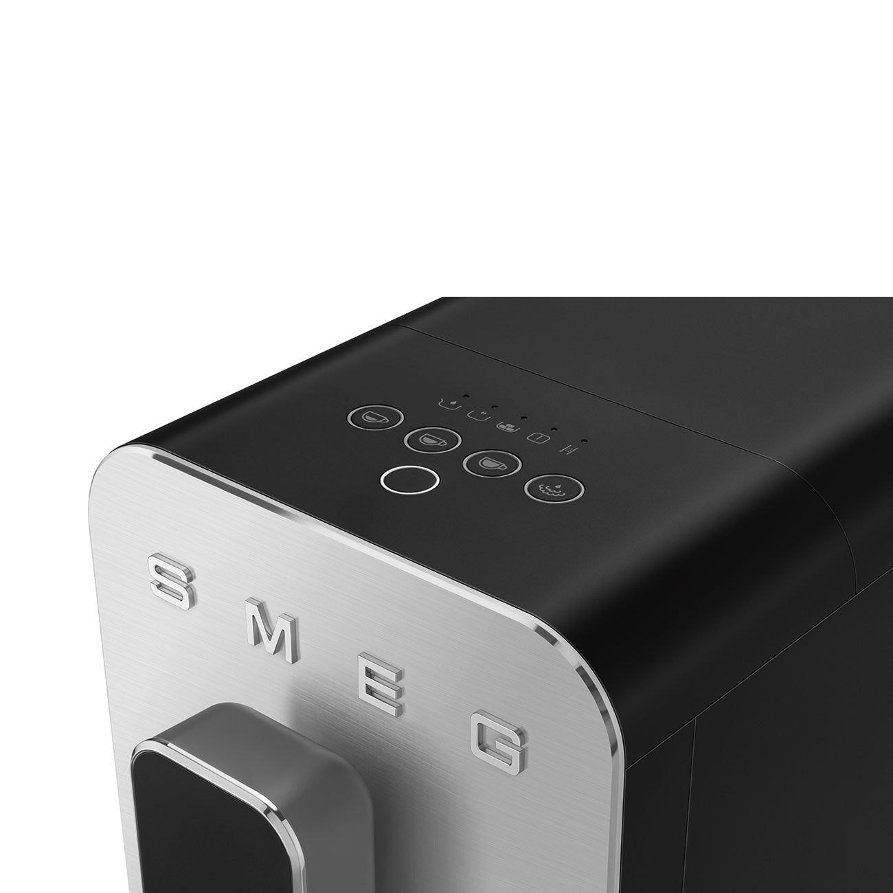 Retro-Style Automatic Coffee Machine with Steamer - Black