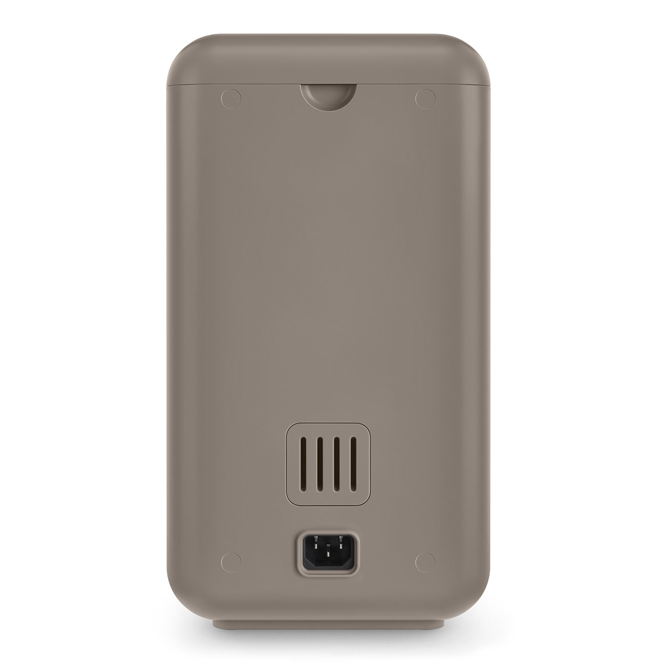 Retro-Style Automatic Coffee Machine with Steamer - Taupe