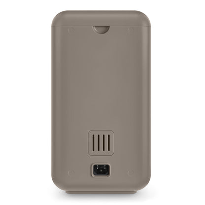 Retro-Style Automatic Coffee Machine with Steamer - Taupe