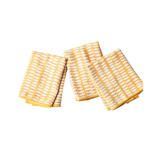 Mighty Mini Towel (Set of 3) - Beans Yellow