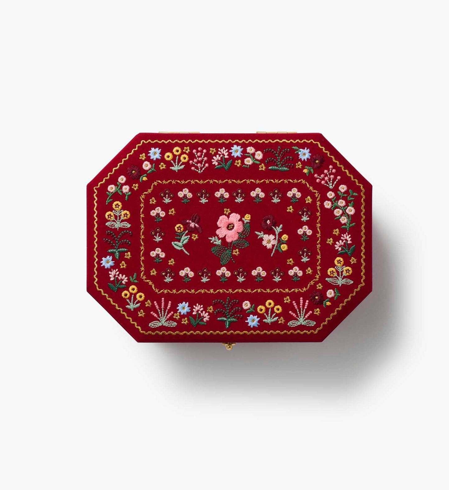 Gemma Embroidered Jewelry Box
