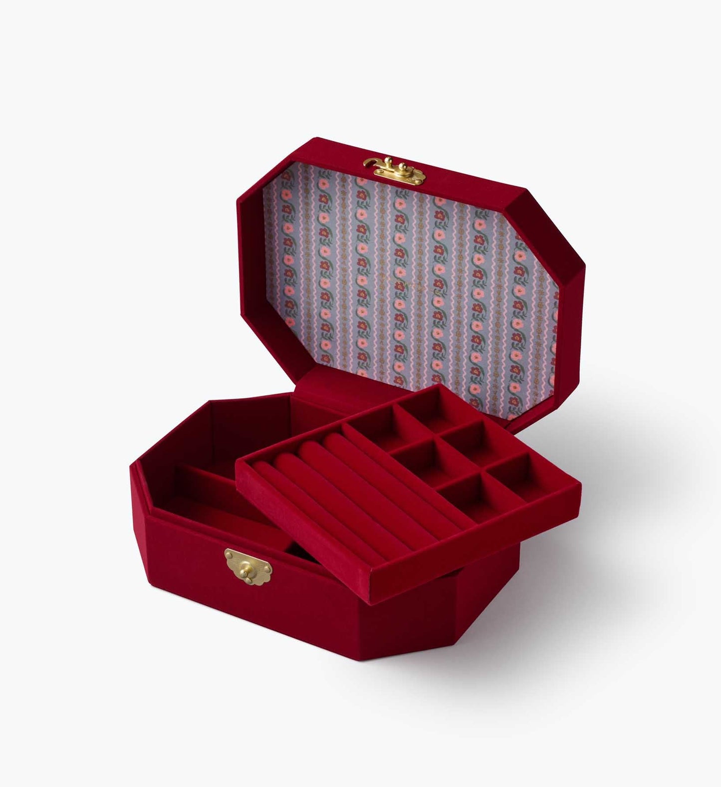 Gemma Embroidered Jewelry Box