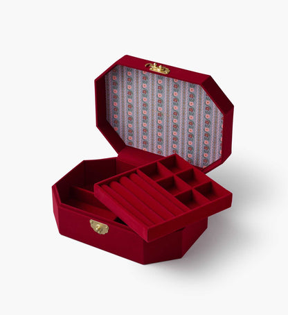 Gemma Embroidered Jewelry Box