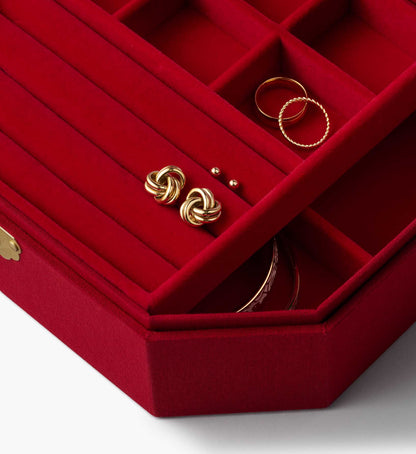 Gemma Embroidered Jewelry Box