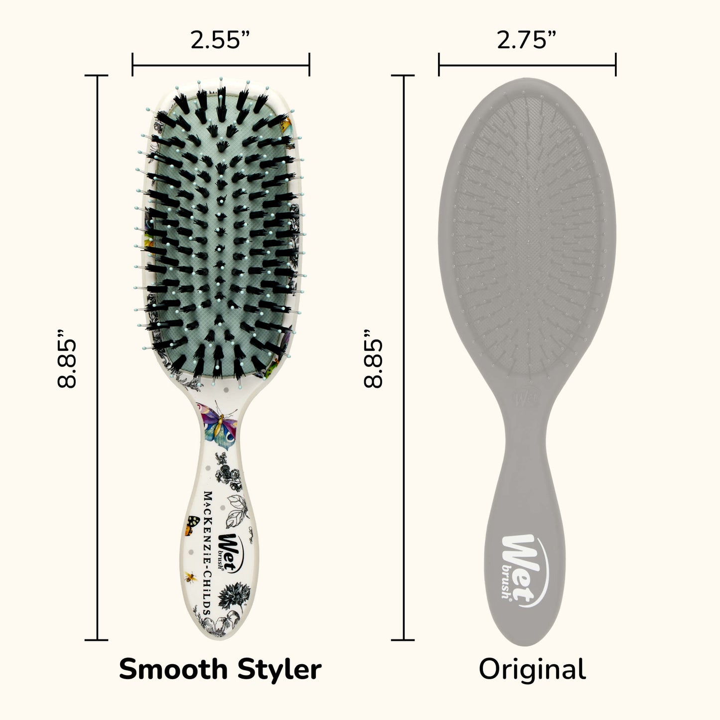 MC x Wet Brush Smooth Styler - Butterfly Toile