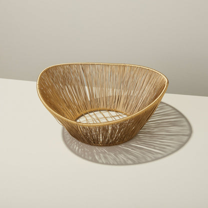Gold Rhythm Wire Basket