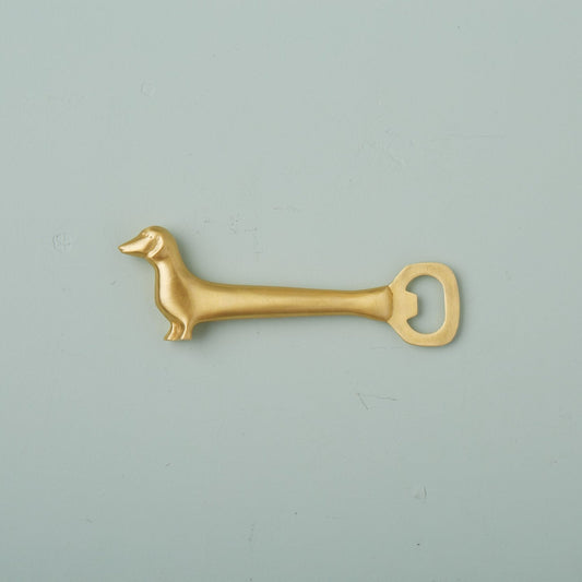 Gold Whimsical Bottle Opener, Dog