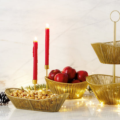 Gold Rhythm Wire Basket