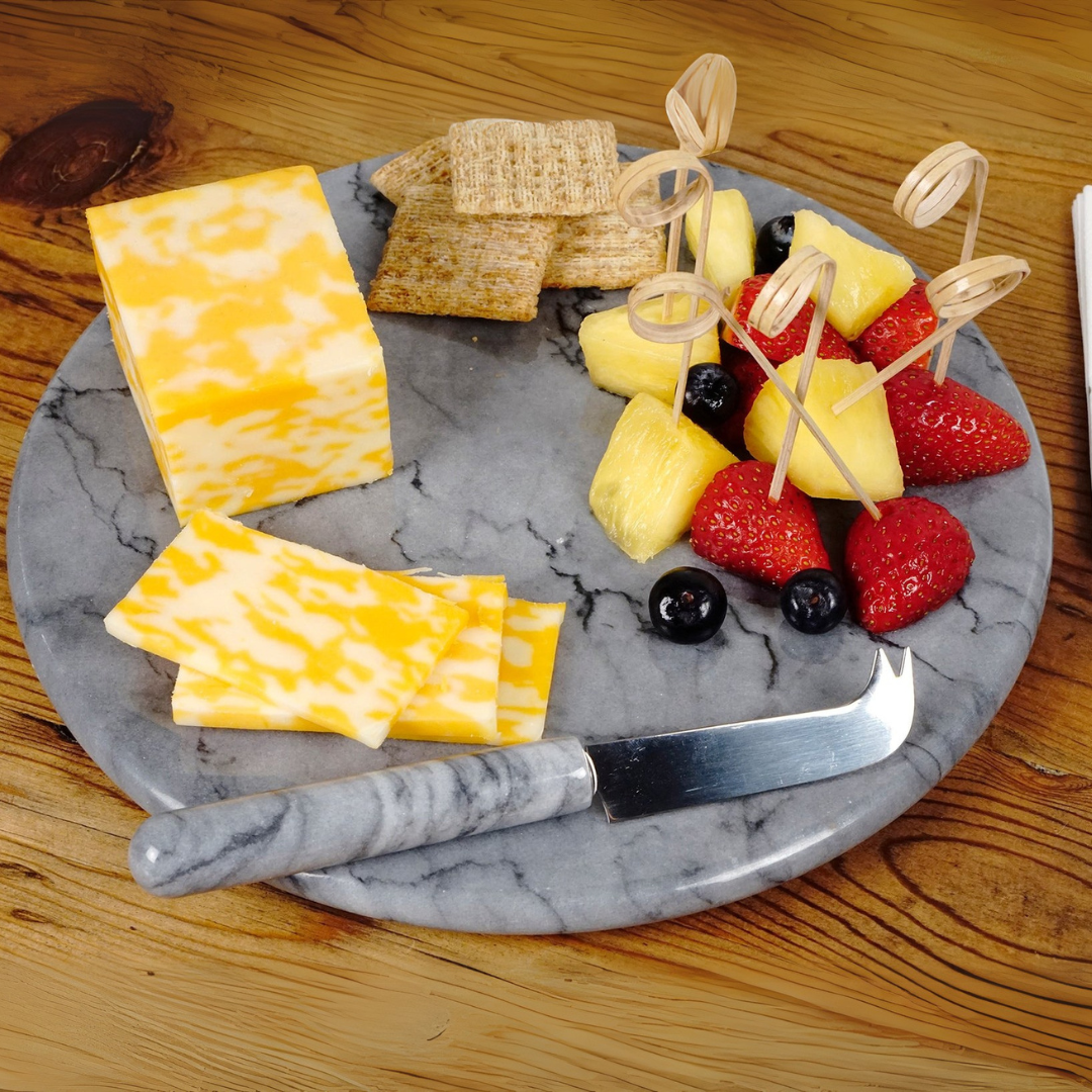 Grey Marble Cheese Board