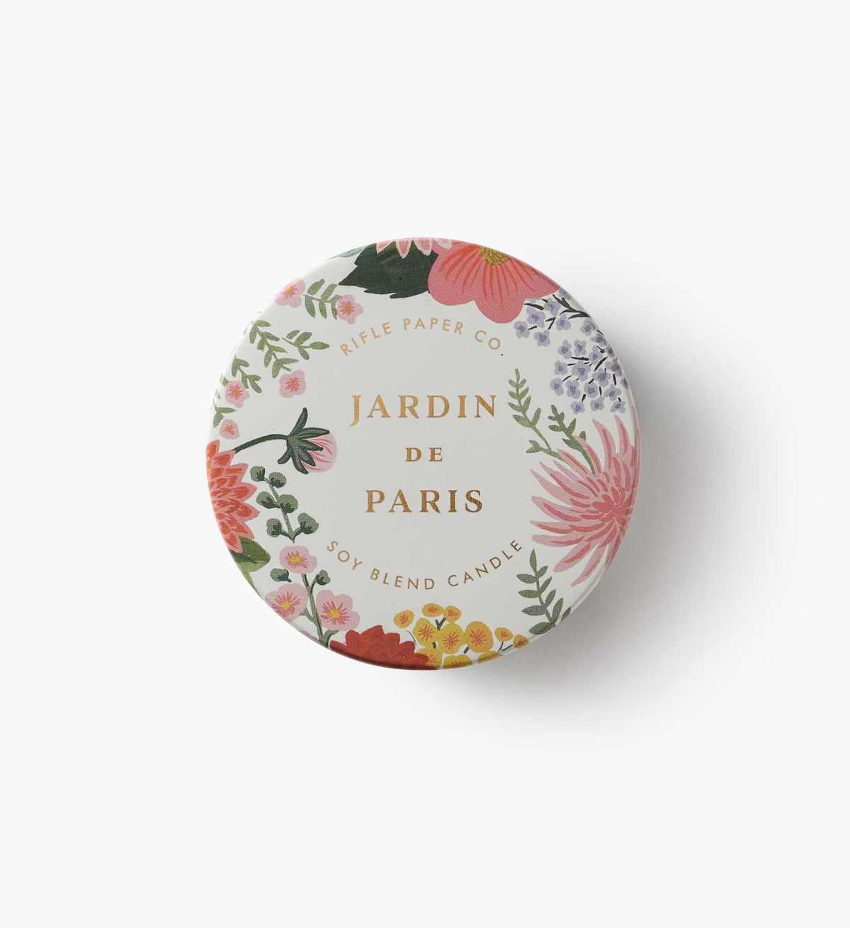 Dahlia Jardin de Paris 3 oz Tin Candle