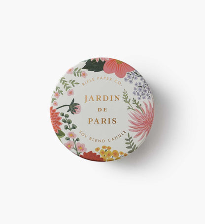 Dahlia Jardin de Paris 3 oz Tin Candle