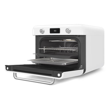 Retro-StyleCountertop Combi Oven (Air Fry Oven With Steam) - White