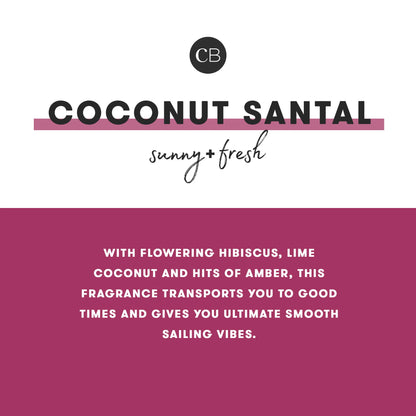 Coconut Santal Mercury Iridescent Inverted Candle