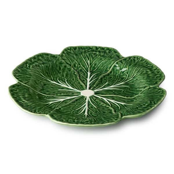 Le Jardin Cabbage 3-D Round Platter 13 in