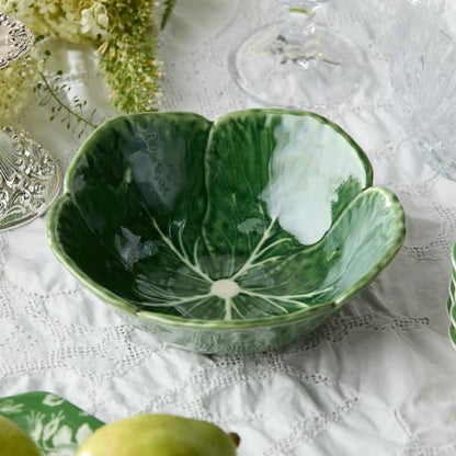 Le Jardin Cabbage 3-D Cereal Bowl 8 in