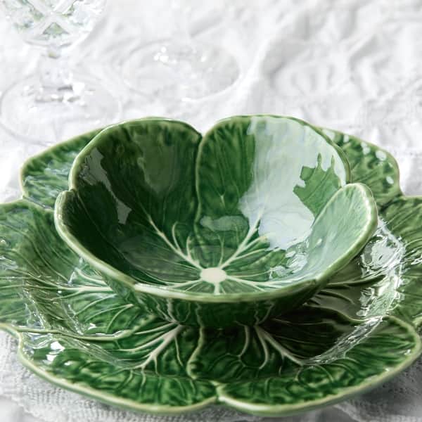 Le Jardin Cabbage 3-D Cereal Bowl 8 in