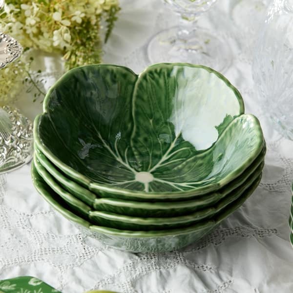 Le Jardin Cabbage 3-D Cereal Bowl 8 in
