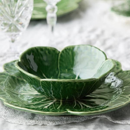Le Jardin Cabbage 3-D Cereal Bowl 8 in