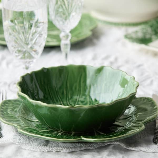 Le Jardin Cabbage 3-D Soup Bowl 8.625 x 2.75 in