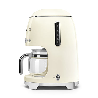 Smeg 50s Retro Style Drip Coffee Maker - Cream