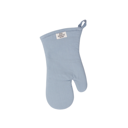 Dusty Blue Chino Oven Mitt