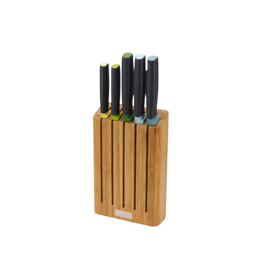 Elevate™ Knives 5-piece Set with Bamboo Block