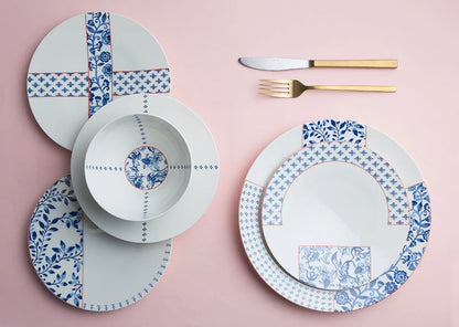 Folksy 36 Piece Dinnerware Set - Service for 6