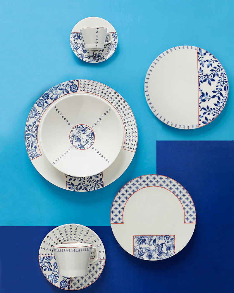 Folksy 36 Piece Dinnerware Set - Service for 6