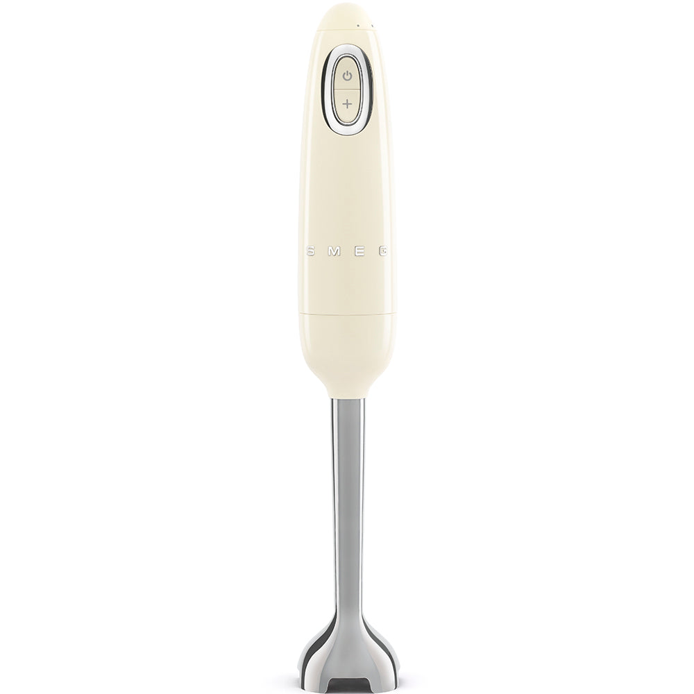 Cream Retro Hand Blender with Accessories