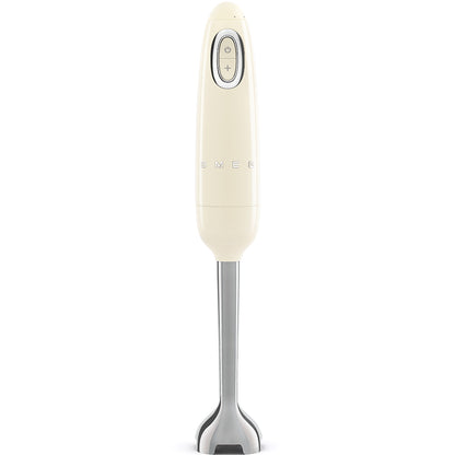 Cream Retro Hand Blender with Accessories