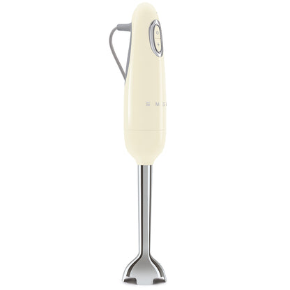 Cream Retro Hand Blender with Accessories