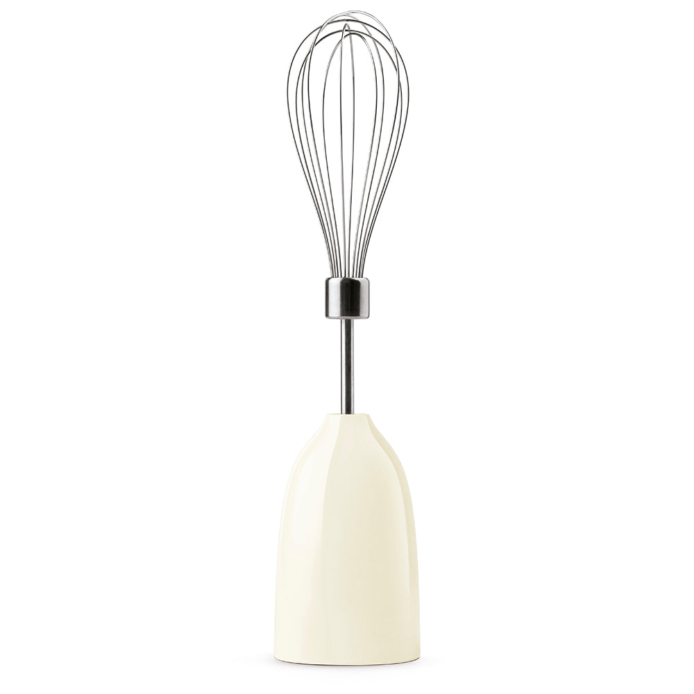 Cream Retro Hand Blender with Accessories