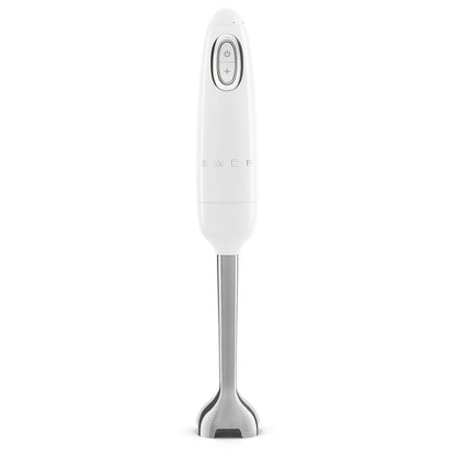Cream Retro Hand Blender with Accessories - White