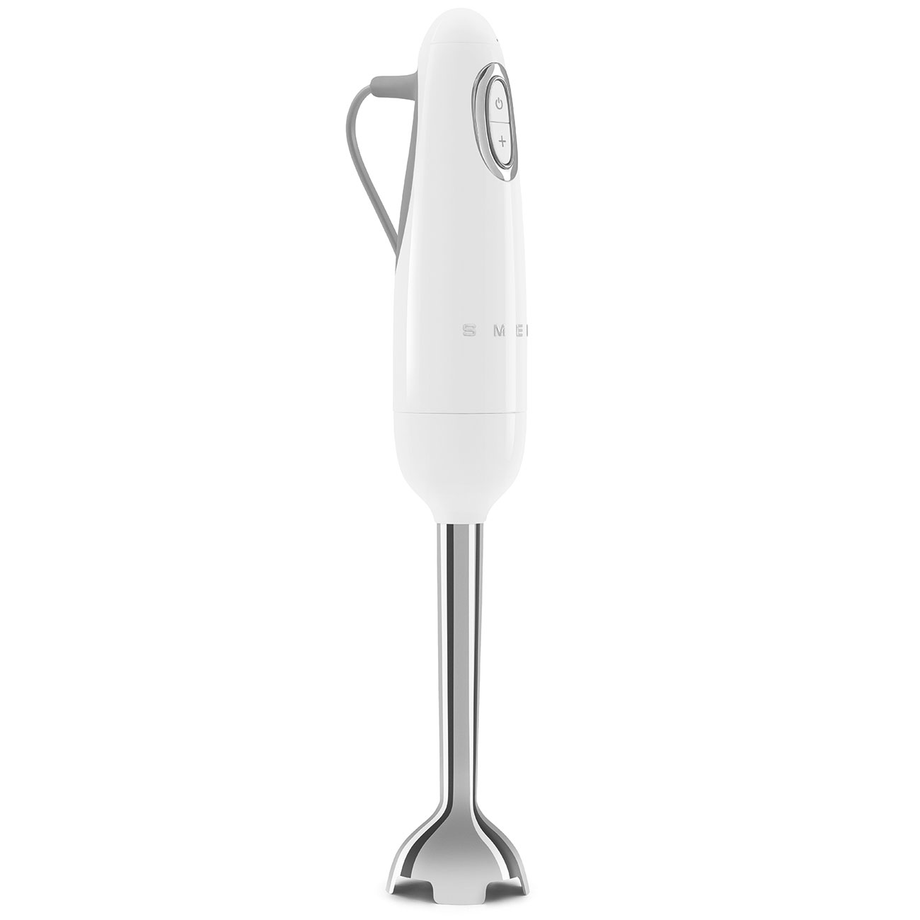 Cream Retro Hand Blender with Accessories - White