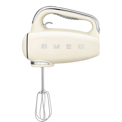 Retro-Style Cream Hand Mixer