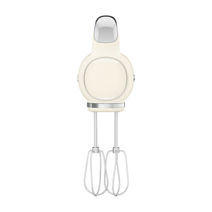 Retro-Style Cream Hand Mixer