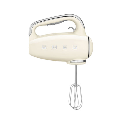 Retro-Style Cream Hand Mixer