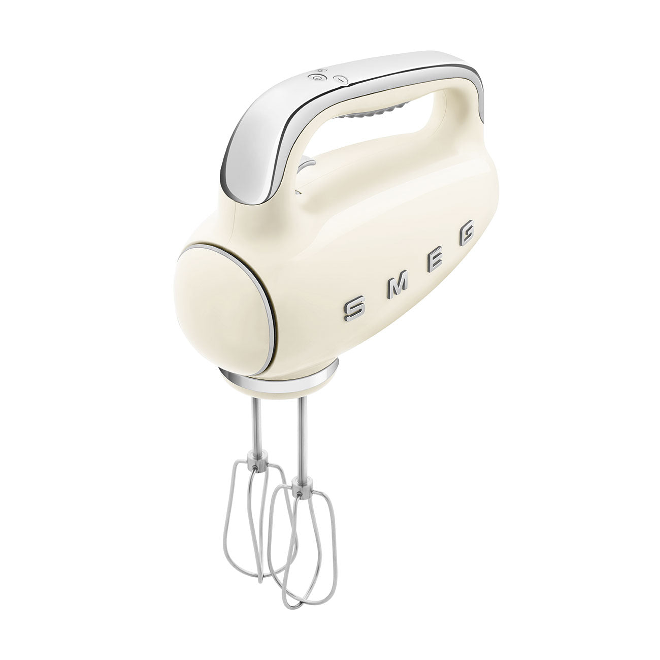 Retro-Style Cream Hand Mixer