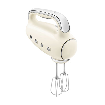 Retro-Style Cream Hand Mixer